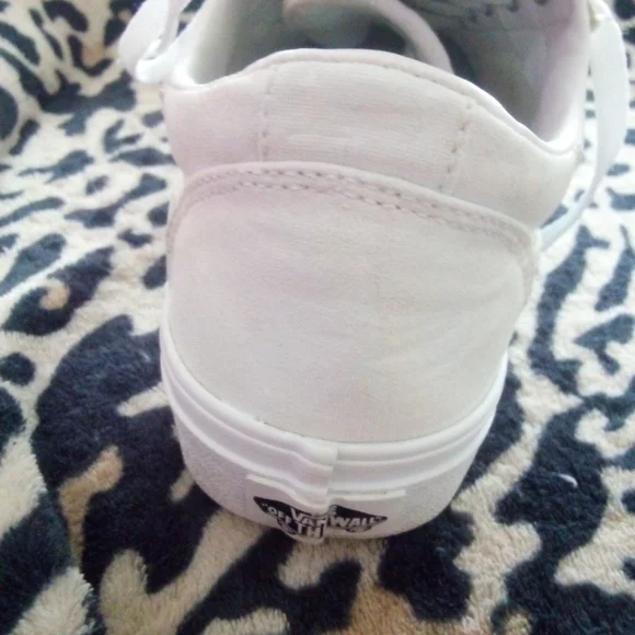 Vans Classic White Lace-Up Sneakers - Picture 6 of 12